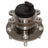 GMB 746-0010 Wheel Bearing and Hub Assembly - Front