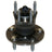 GMB 799-0139 Wheel Bearing and Hub Assembly - Rear