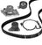 Metelli KP1019-1 Engine Timing Belt Kit with Water Pump