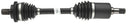 GKN Loebro 306228 CV Axle Assembly - Front Right