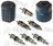 Global Parts 1311683 A/C System Valve Core and Cap Kit