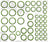 Global Parts 1321331 A/C System O-Ring and Gasket Kit