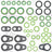 Global Parts 1321384 A/C System O-Ring and Gasket Kit