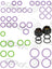 Global Parts 1321388 A/C System O-Ring and Gasket Kit