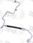 Global Parts 4812147 A/C Refrigerant Liquid Hose