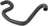 Genuine 95511323810 Secondary Air Injection Pump Hose