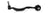 Suspensia X30CJ1020 Suspension Control Arm and Ball Joint Assembly - Front Left Lower Forward