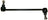 Suspensia X36SL3061 Suspension Stabilizer Bar Link - Front