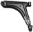 Suspensia X52CJ4297 Suspension Control Arm and Ball Joint Assembly - Front Left Lower