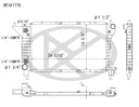 Koyorad A1775 Radiator