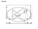 Koyorad CD010888 A/C Condenser