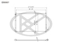 Koyorad CD080607 A/C Condenser