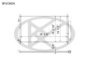 Koyorad CD081092 A/C Condenser