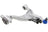 Mevotech CMS301034 Suspension Control Arm and Ball Joint Assembly - Front Left Lower