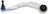 Mevotech CMS401286 Suspension Control Arm and Ball Joint Assembly - Front Left Lower Forward