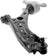 Mevotech CMS601323 Suspension Control Arm and Ball Joint Assembly - Front Left Lower