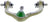 Mevotech CTXMS251009 Suspension Control Arm and Ball Joint Assembly - Front Right Upper