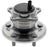 Mevotech H512206HW Wheel Bearing and Hub Assembly - Rear Left