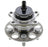 Mevotech MB86310 Wheel Bearing and Hub Assembly - Rear
