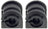 Mevotech MK201361 Suspension Stabilizer Bar Bushing Kit - Rear To Frame