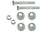 Mevotech MS30032 Alignment Cam Bolt Kit - Rear