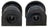 Mevotech MS608176 Suspension Stabilizer Bar Bushing Kit - Rear To Frame