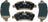 Mevotech TXBCP1775 Disc Brake Pad Set - Rear