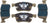 Mevotech TXBCP2300 Disc Brake Pad Set - Front