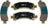 Mevotech TXBPC0974A Disc Brake Pad Set - Rear