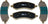 Mevotech TXBPC1084 Disc Brake Pad Set - Front