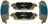 Mevotech TXBPC1194 Disc Brake Pad Set - Rear