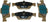 Mevotech TXBPC1498 Disc Brake Pad Set - Rear
