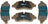 Mevotech TXBPC1775 Disc Brake Pad Set - Rear