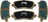 Mevotech TXBPC1806 Disc Brake Pad Set - Rear