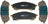 Mevotech TXBPC2208 Disc Brake Pad Set - Rear