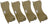 Mevotech TXBPM0769 Disc Brake Pad Set - Front or Rear