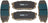 Mevotech TXBPM1304 Disc Brake Pad Set - Rear