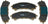 Mevotech TXBPM2216 Disc Brake Pad Set - Front