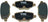 Mevotech TXBPP1377 Disc Brake Pad Set - Rear