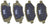 Mevotech TXBPP1612 Disc Brake Pad Set - Rear