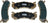 Mevotech TXBSM0785 Disc Brake Pad Set - Front or Rear
