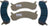 Mevotech TXBSM0786 Disc Brake Pad Set - Front or Rear