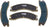 Mevotech TXBSM1565A Disc Brake Pad Set - Rear