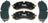 Mevotech TXBSM2423 Disc Brake Pad Set - Front