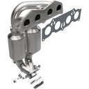 MagnaFlow 452013 Catalytic Converter with Integrated Exhaust Manifold - Front