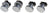 Dorman 38431 Door Hinge Pin and Bushing Kit - Front Lower or Front Upper