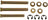 Dorman 38481 Door Hinge Pin and Bushing Kit - Front or Rear