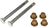 Dorman 38487 Door Hinge Pin and Bushing Kit - Front