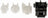 Dorman 45887 Hood Prop Rod Clip