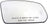 Dorman 56034 Door Mirror Glass - Right